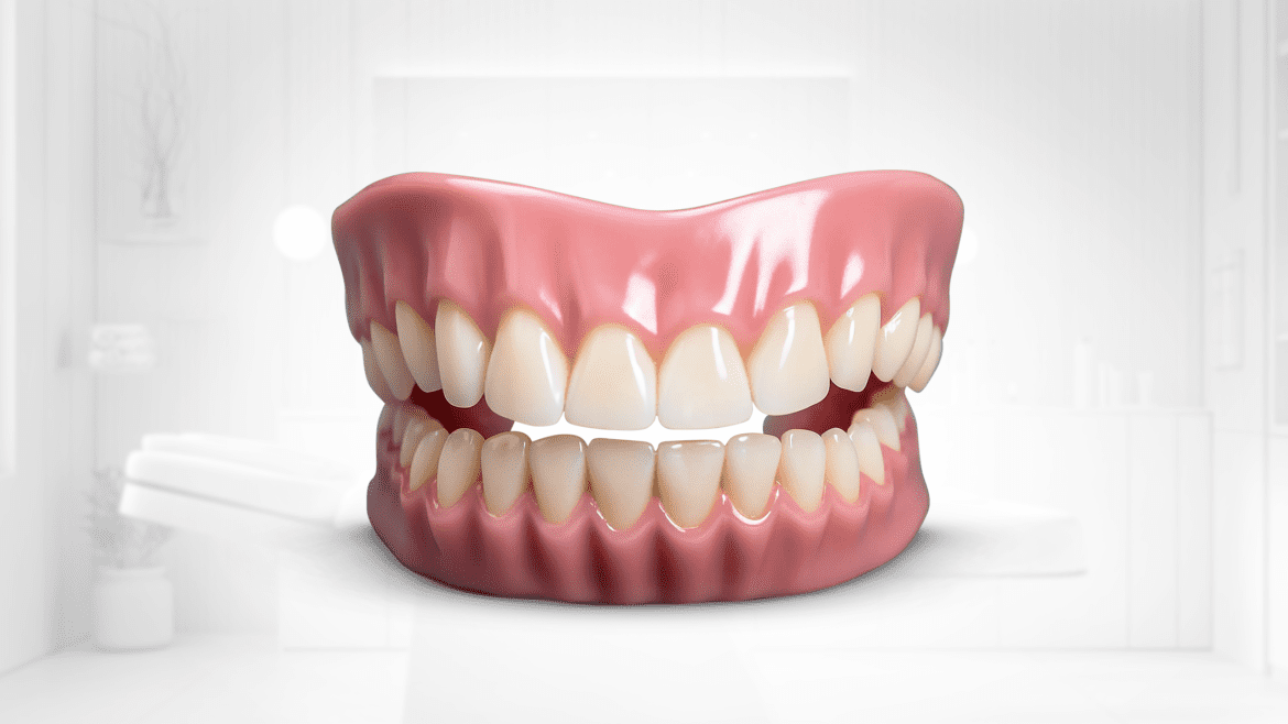 أطقم الأسنان الكاملة والجزئية