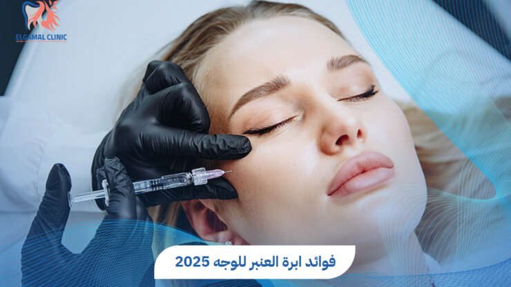 ابرة العنبر للوجه في عيادات الجمل | الفوائد والنتائج والسعر.